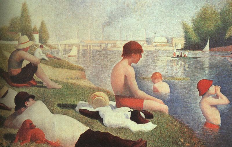 Georges Seurat Bathing at Asniers